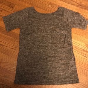 Lauren Magoonian brown tunic sweater